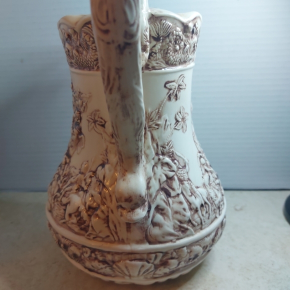 19th Century Staffordshire Creamware Pitcher with Battle Scene HW - Picture 10 of 13